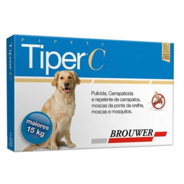 Antipulgas Tiper C - Cães Acima de 15Kg