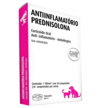 Prednisolona Cães e Gatos 10 comprimidos