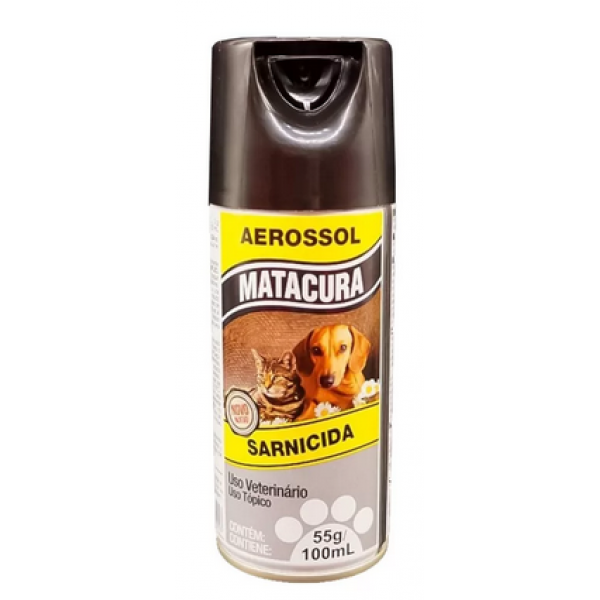 Sarnicida Matacura Aerossol para Cães e Gatos 100 ml