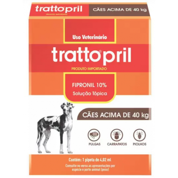 Trattopril cães acima de 40kg 4,02ml